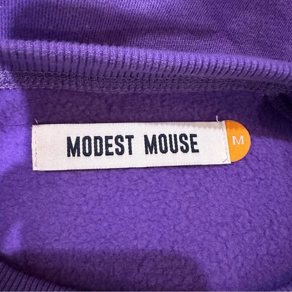 Modest Mouse Embroidered Mushroom Crewneck Sweatshirt – Size M RARE ITEM - Picture 10 of 11
